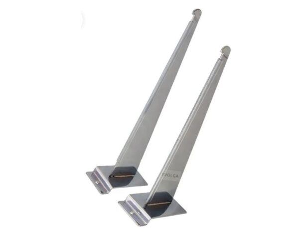 Colgador plano de plancha cromado